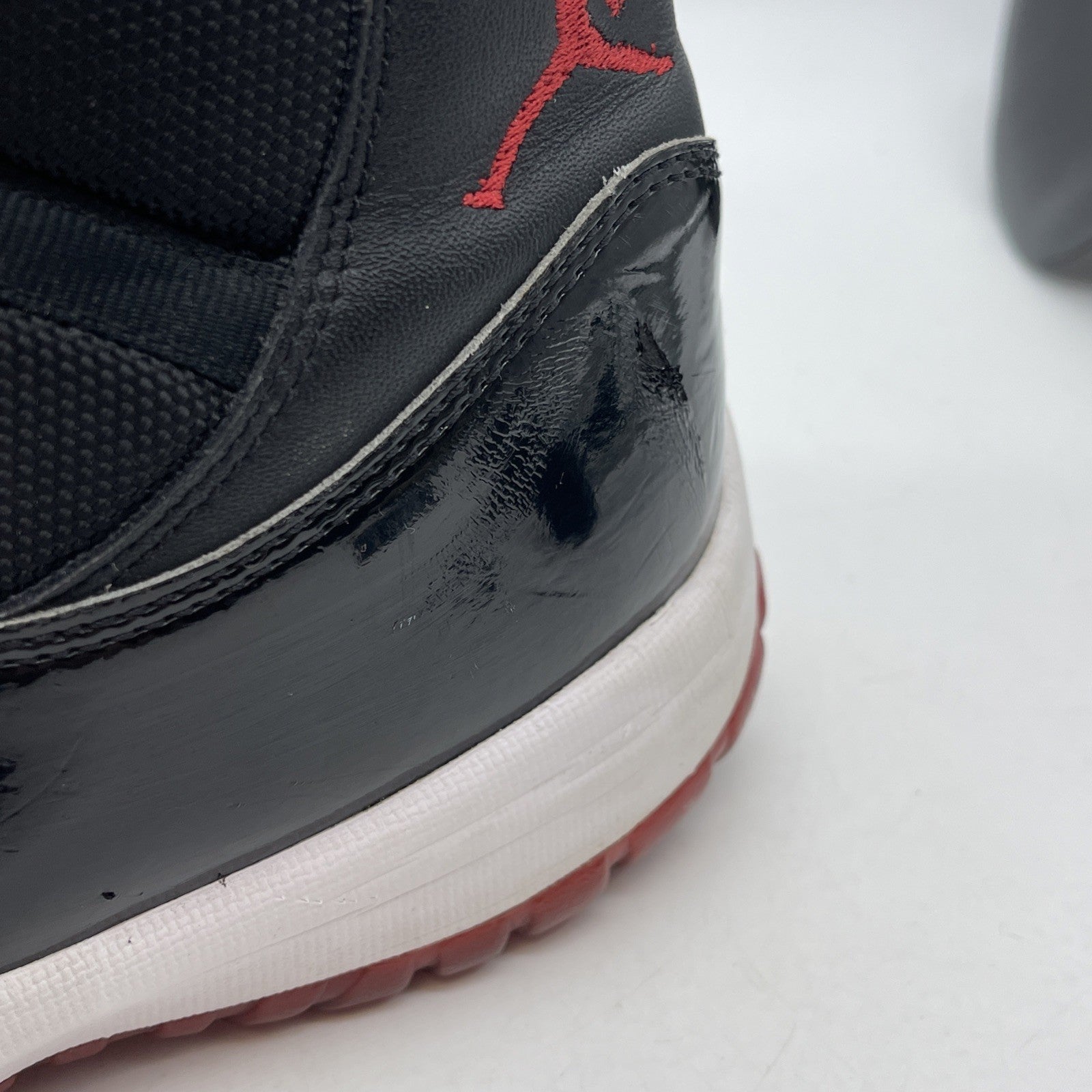 Size 11.5 - Jordan 11 Retro High Bred Black Suede Leather (378037-061)
