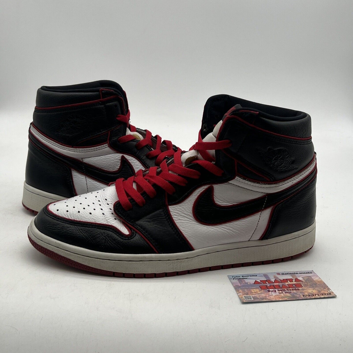 Size 12 - Air Jordan 1 Retro High OG Bloodline 2019 (555088-062)