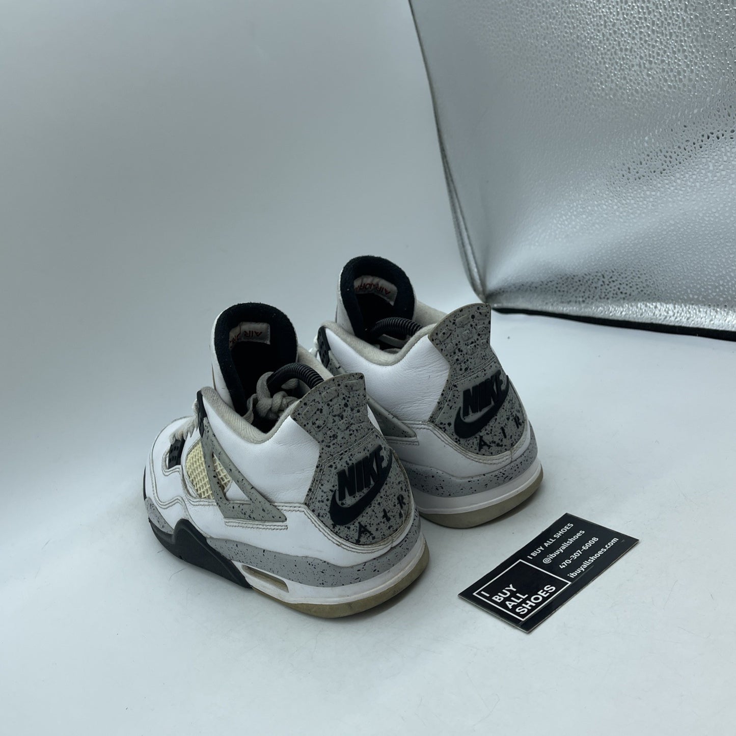 Size 8.5 - Air Jordan 4 Retro OG Mid White Cement (840606-192)