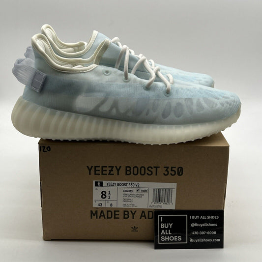 Size 8.5 - Adidas Yeezy Boost 350 V2 Mono Ice (2 Rights) (GW2869)