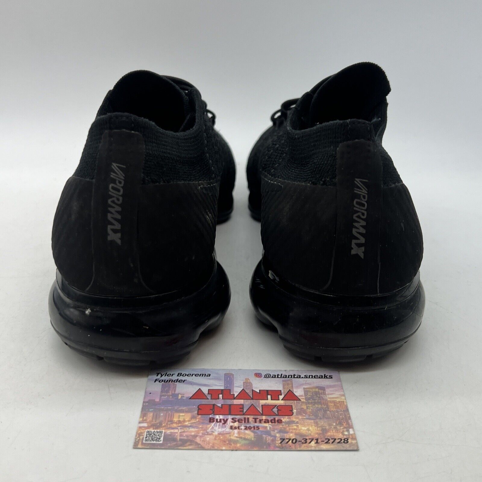 Size 12 - Nike Air VaporMax Triple Black 2.0 (849558-011)
