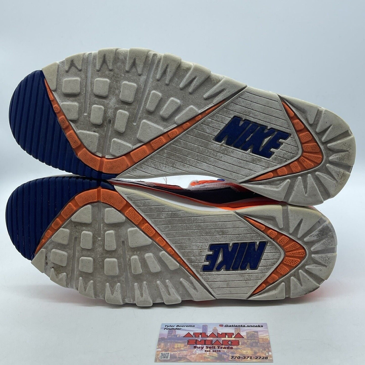 Size 10 - Nike Air Trainer SC Bo Jackson Orange Gray Blue Leather (302346-106)