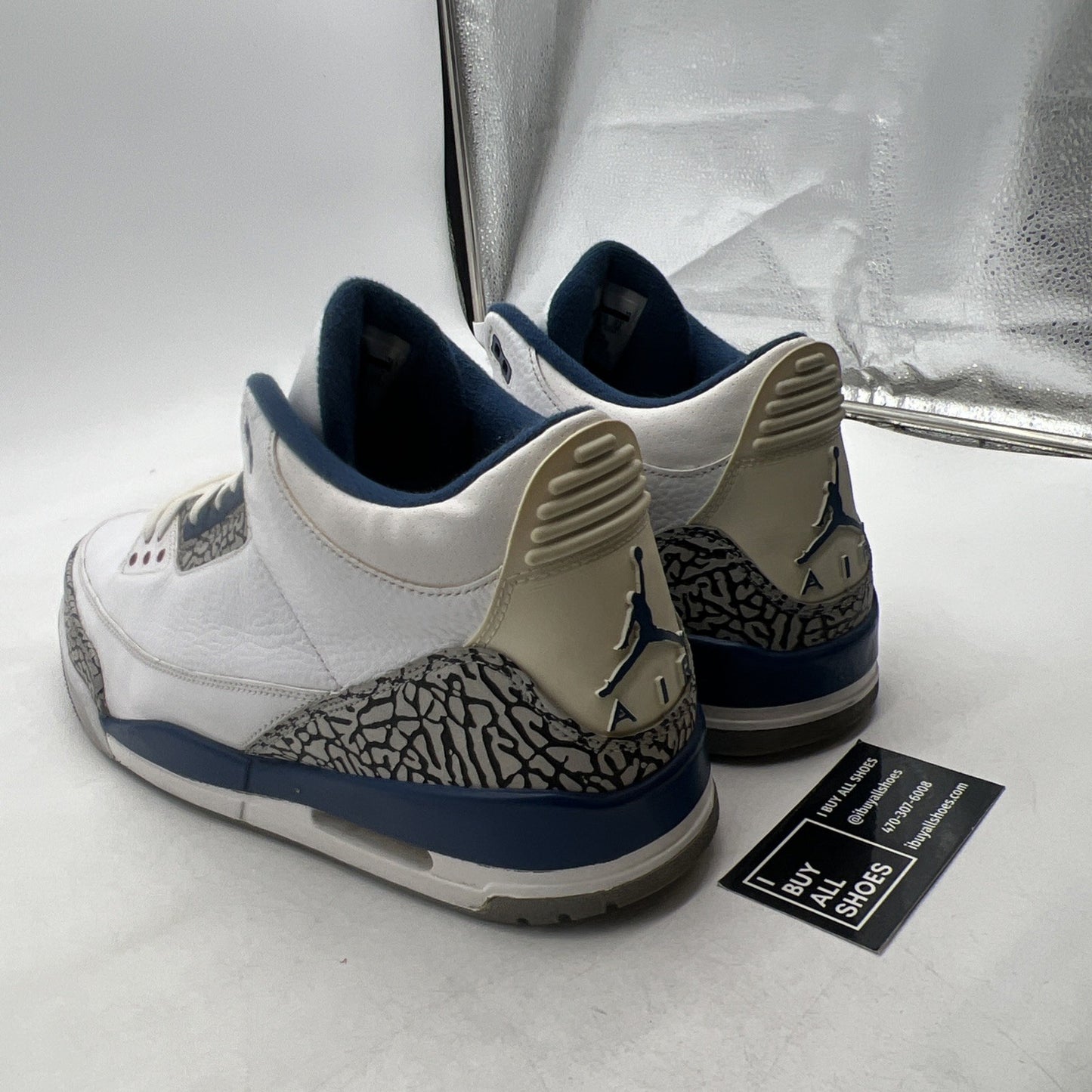 Size 14 - Air Jordan 3 Retro 2011 True Blue (136064-104)