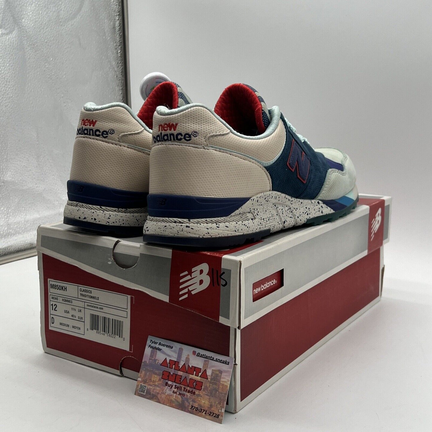 Size 12 - New Balance Ronnie Fieg x 850 Brooklyn Bridge Navy Tan (M850KH)