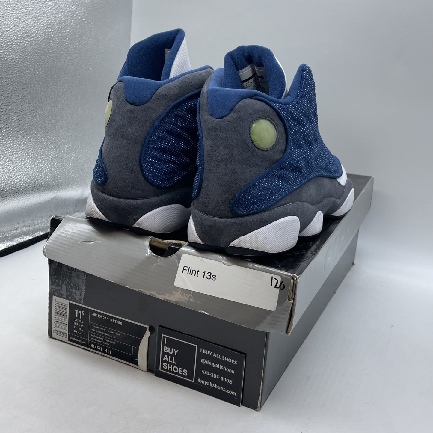 Size 11.5 - Air Jordan 13 Retro 2010 Flint (414571-401)