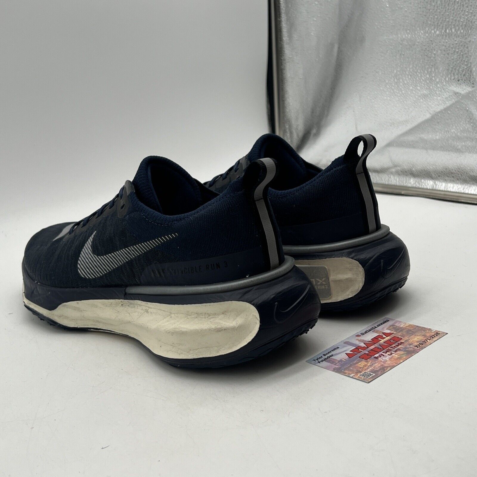 Size 10.5 - Nike ZoomX Invincible Run Flyknit 3 College Navy (DR2615-400)