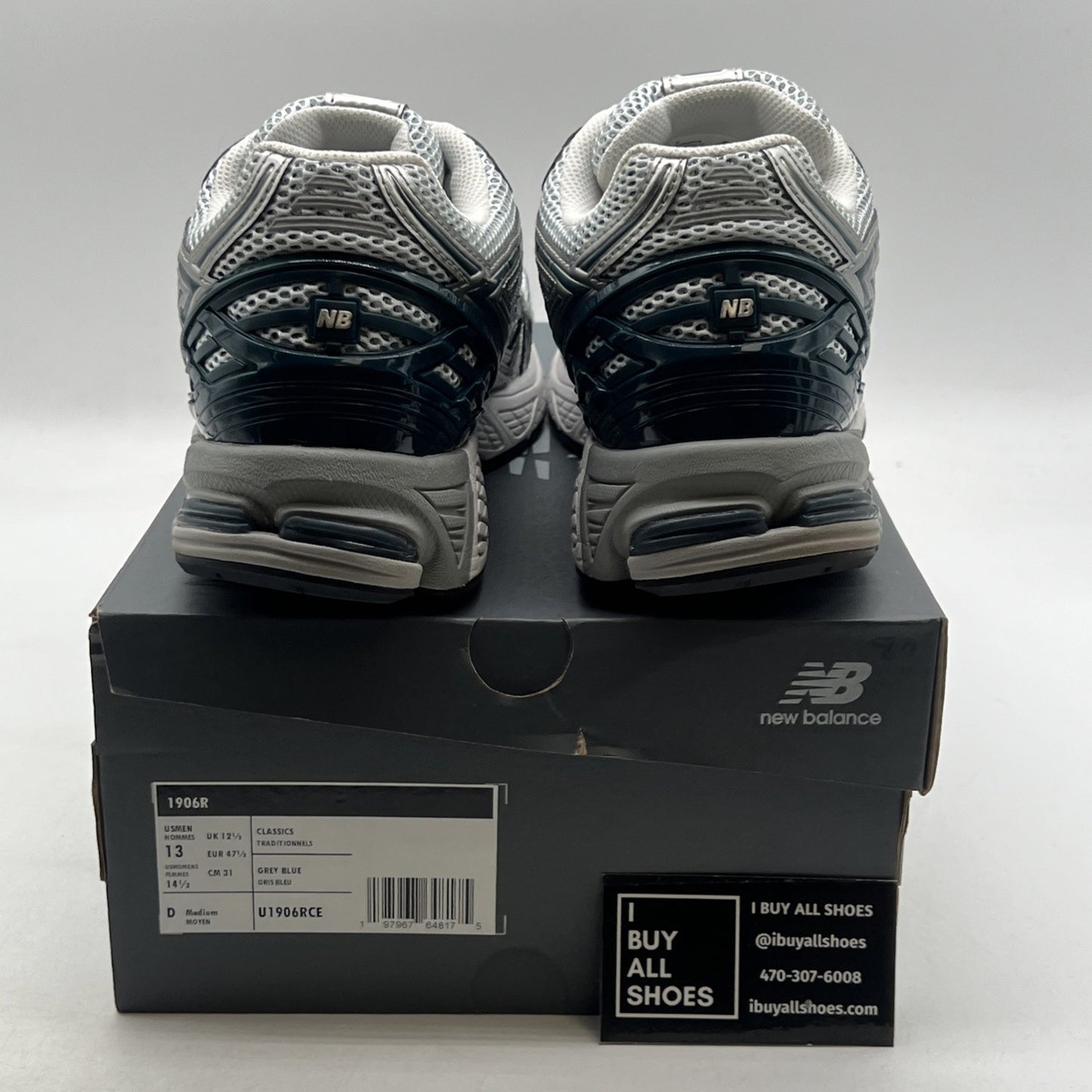 Size 13 - New Balance 1906R Silver Metallic Deep Ocean (U1906RCE)