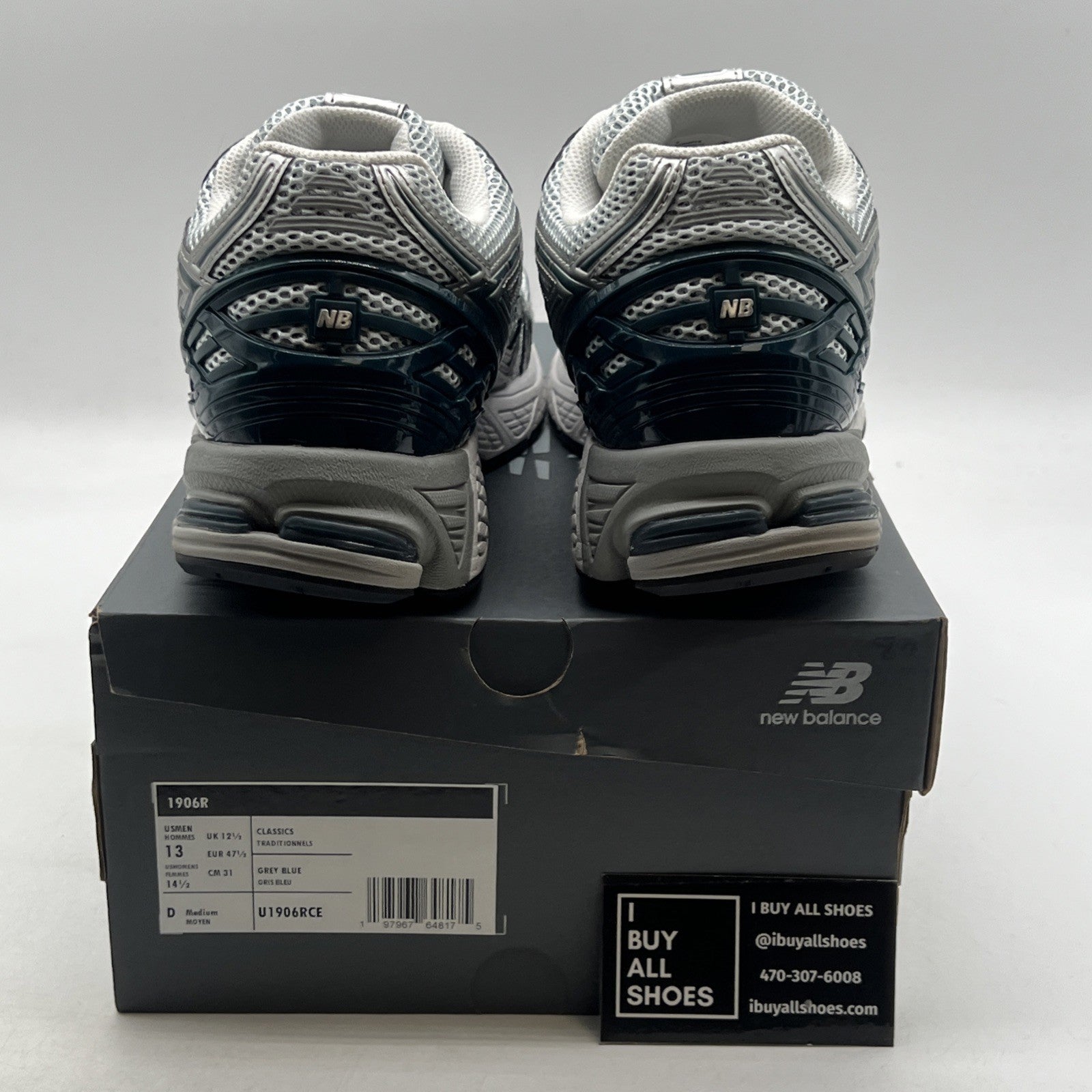 Size 13 - New Balance 1906R Silver Metallic Deep Ocean (U1906RCE)