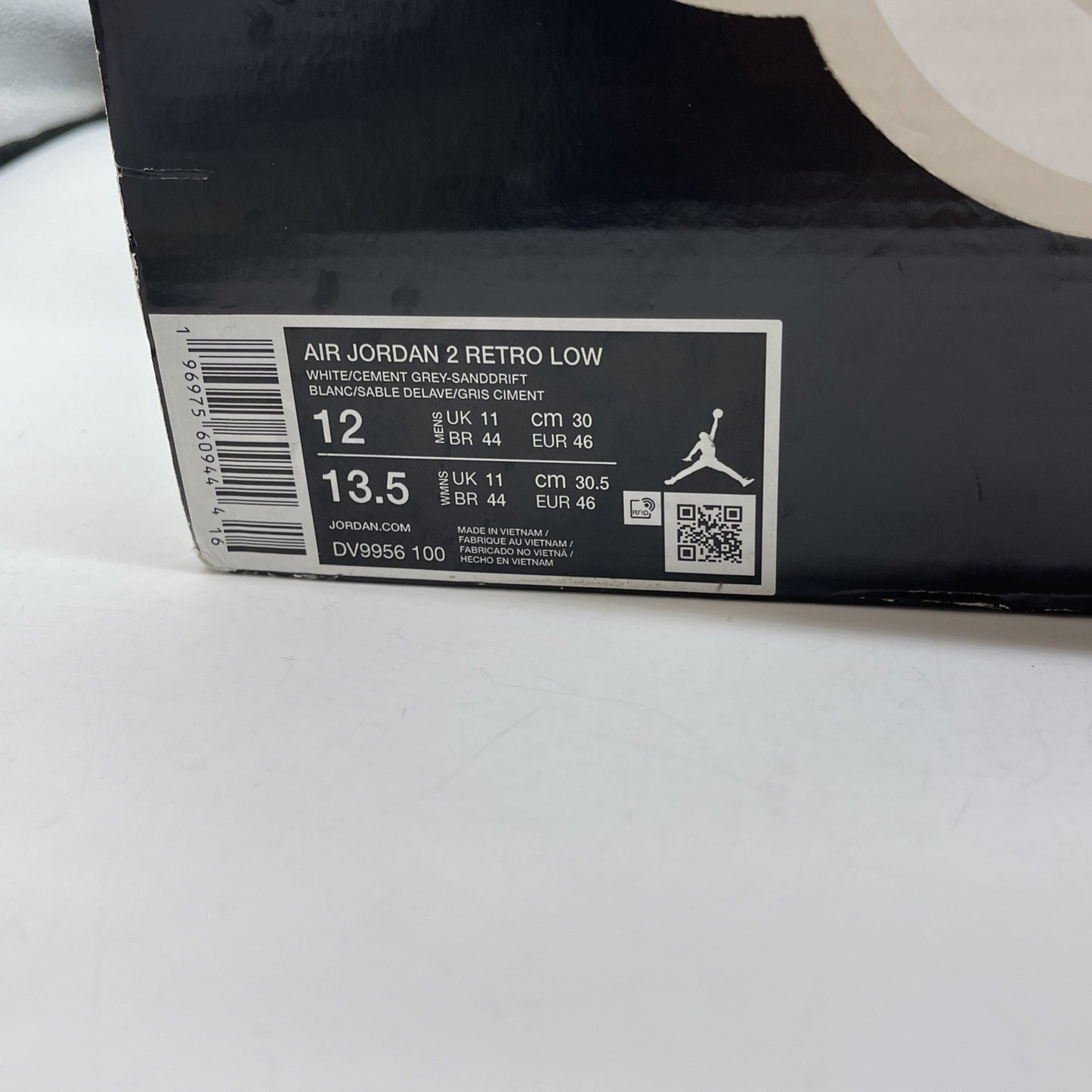 Size 12 - Air Jordan 2 Retro Low Python Grey Brown Suede Leather (DV9956-100)
