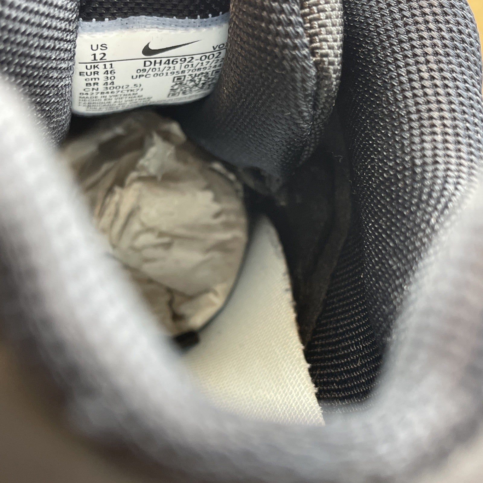 Size 12 - NOCTA x Nike Hot Step Air Terra Black University Gold (DH4692-002)