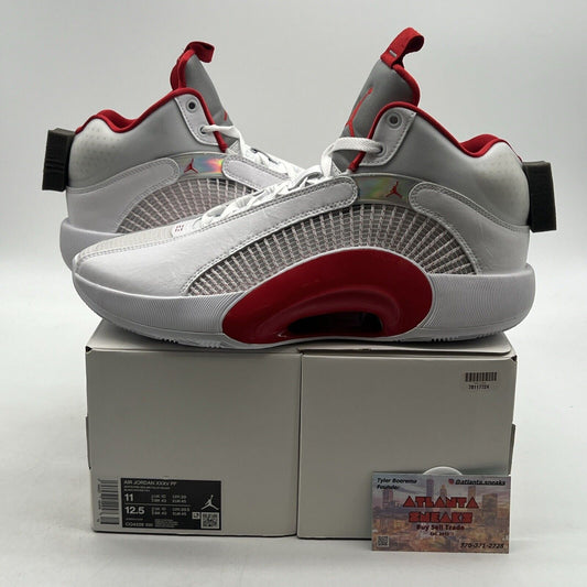 Size 11 - Air Jordan 35 PF Fire Red Alternate Leather (CQ4228-100)