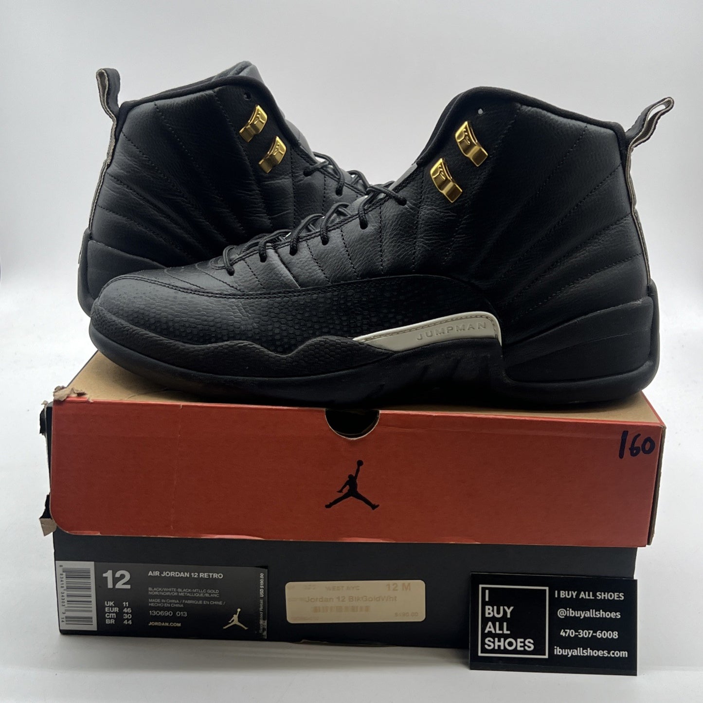 Size 12 - Air Jordan 12 Retro The Master (130690-013)