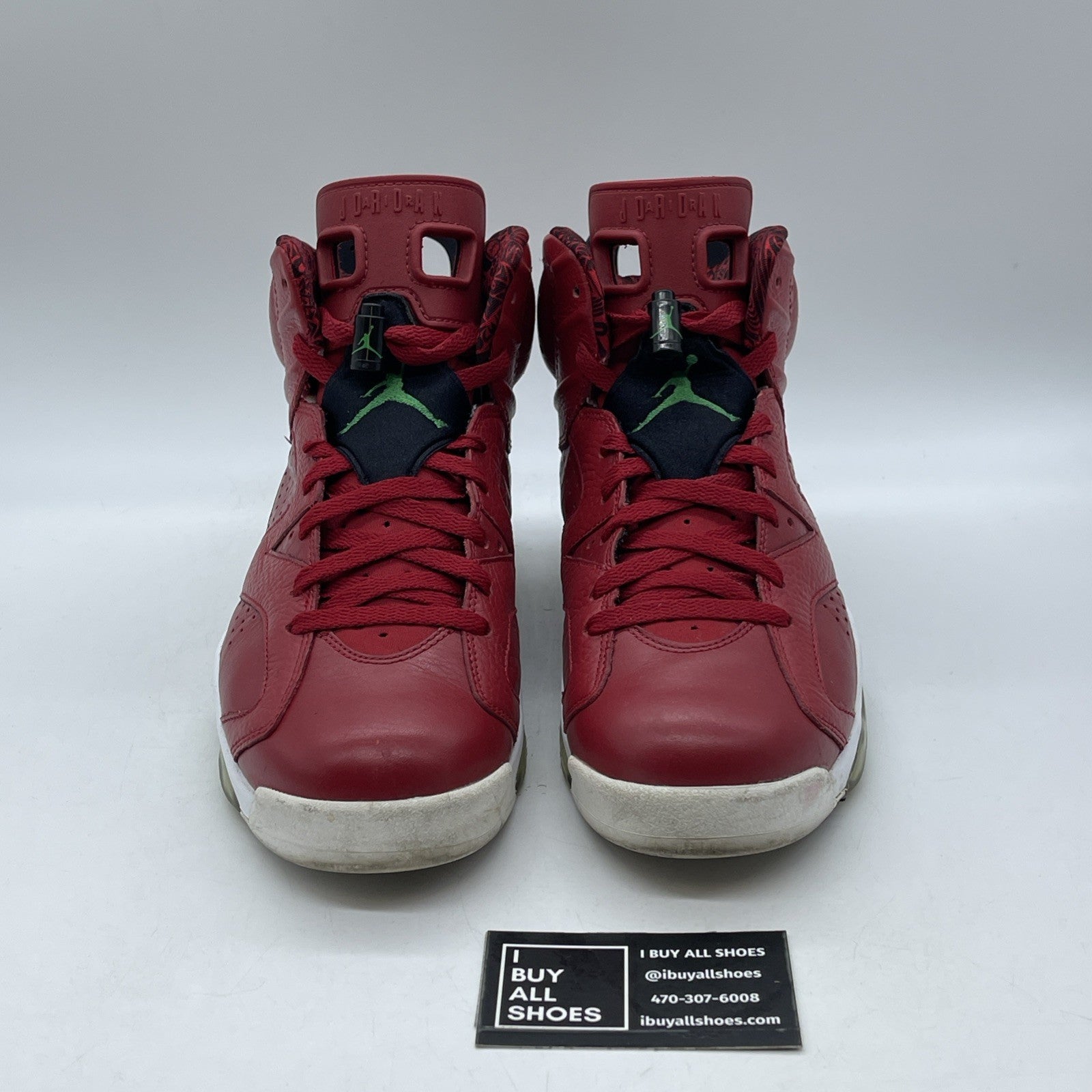 Size 9.5 - Air Jordan 6 Spizike History of Jordan Red Leather (694091-625)