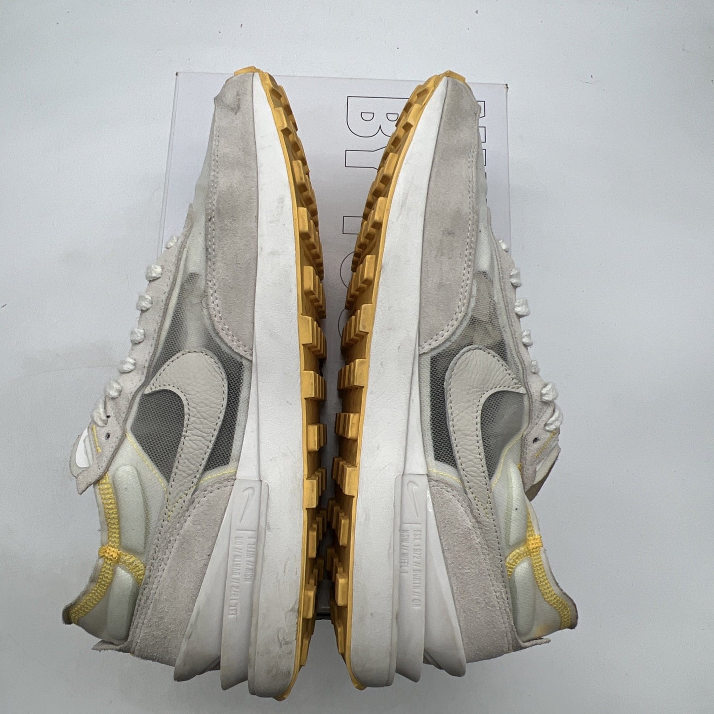 Size 13 - Nike ID Men's Waffle One SE Beige Tan Sail Suede Running Shoe
