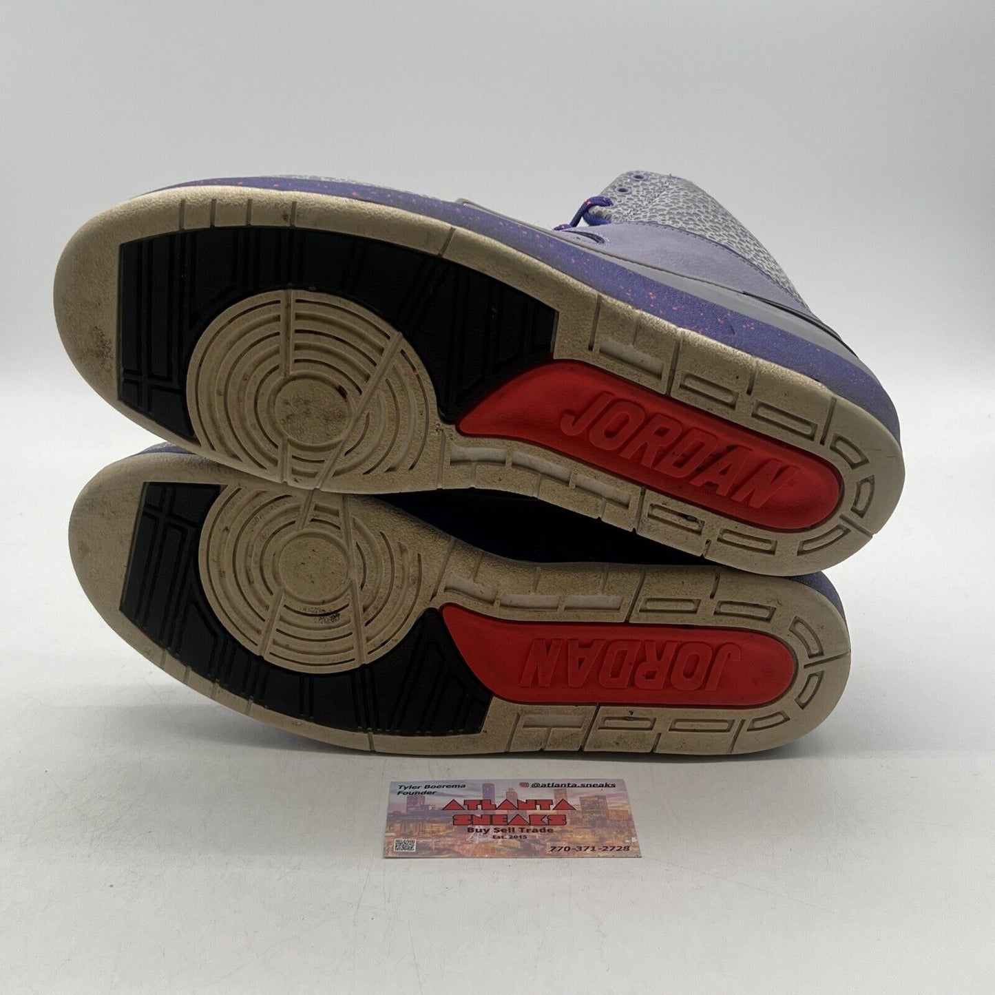 Size 11 - Air Jordan 2 Retro Iron Purple Suede Grey (384475-553)
