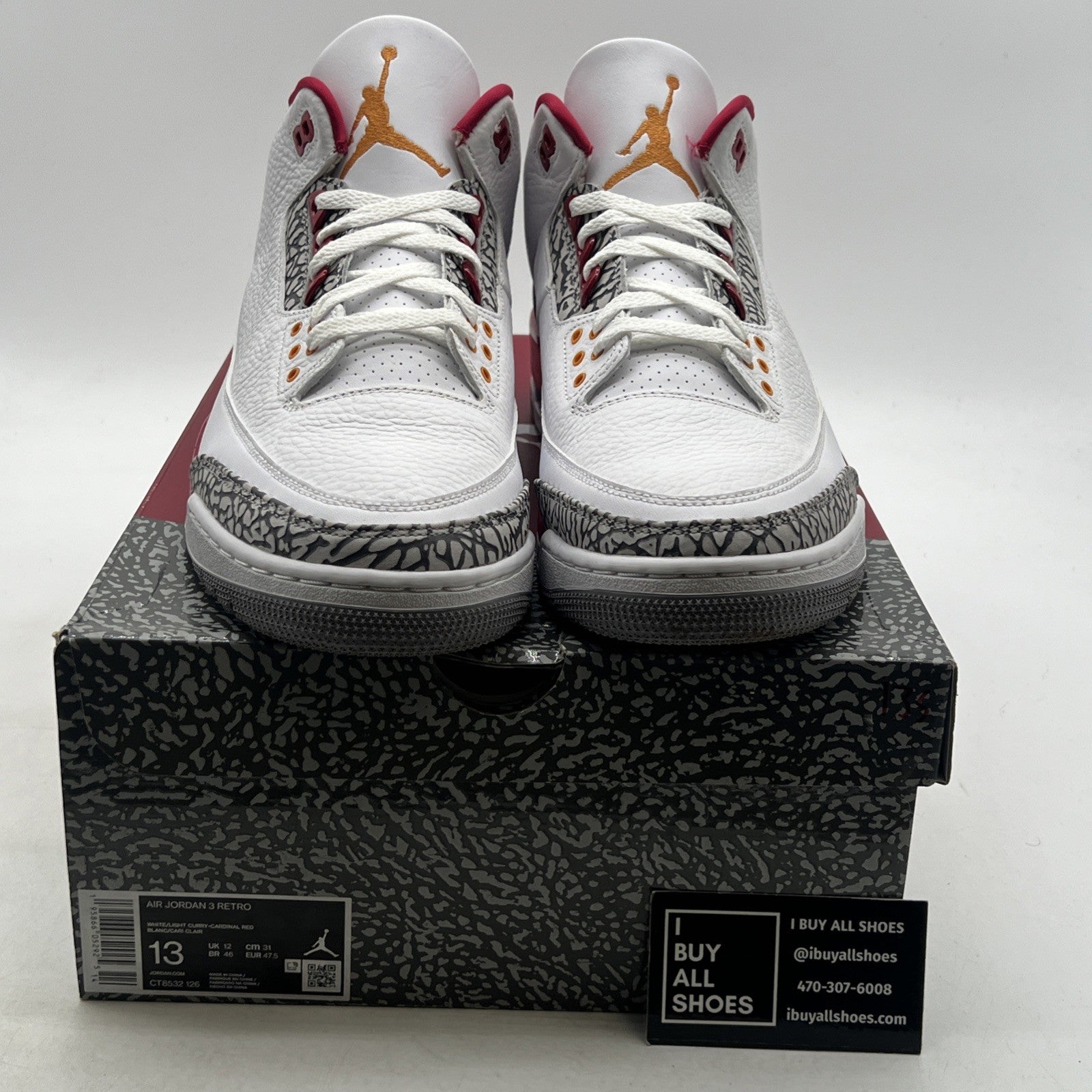Size 13 - Air Jordan 3 Retro Mid Cardinal Red (CT8532-126)