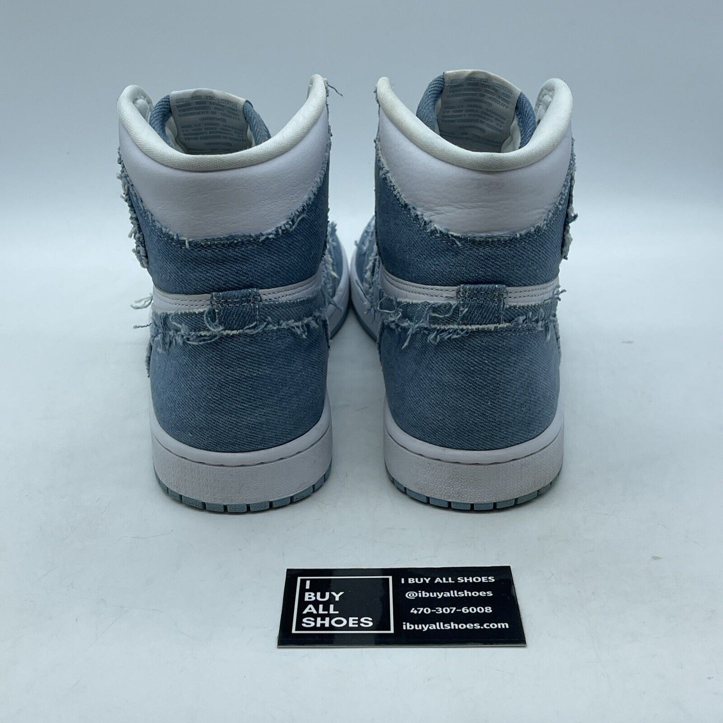 Size 12 - Jordan 1 High OG Denim 2022 Blue White Suede Leather (DM9036-104)