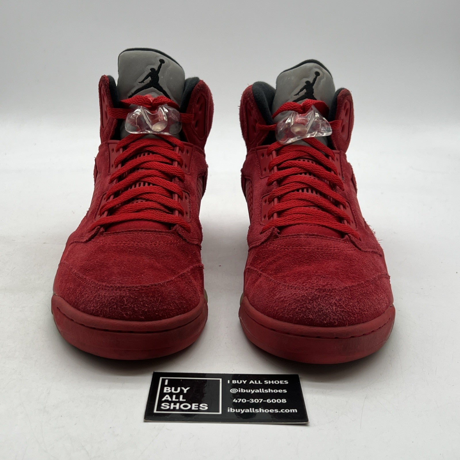 Size 11 - Air Jordan 5 Retro Red Suede (136027-602)