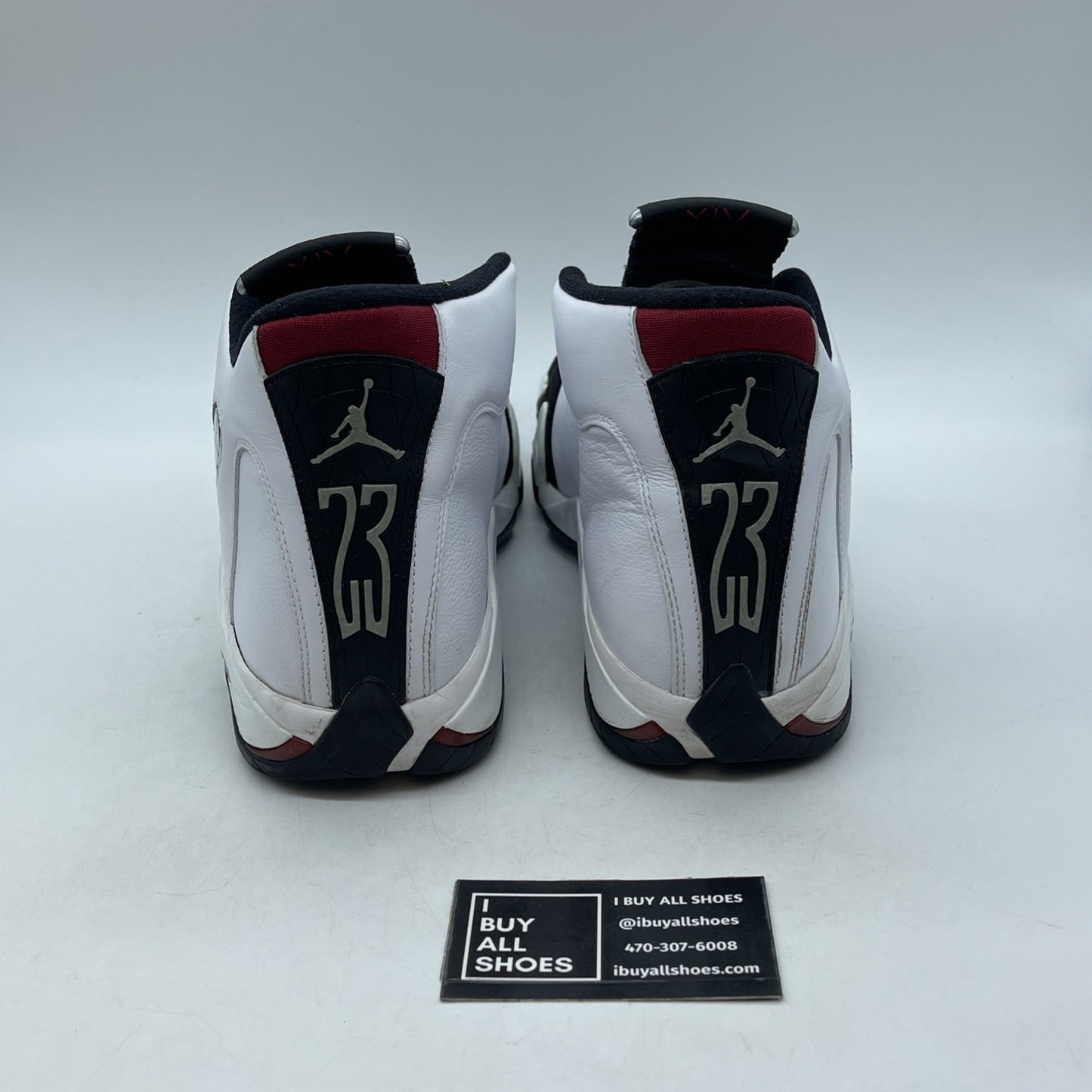 Size 11.5 - Air Jordan 14 Retro 2014 Black Toe (487471-102)