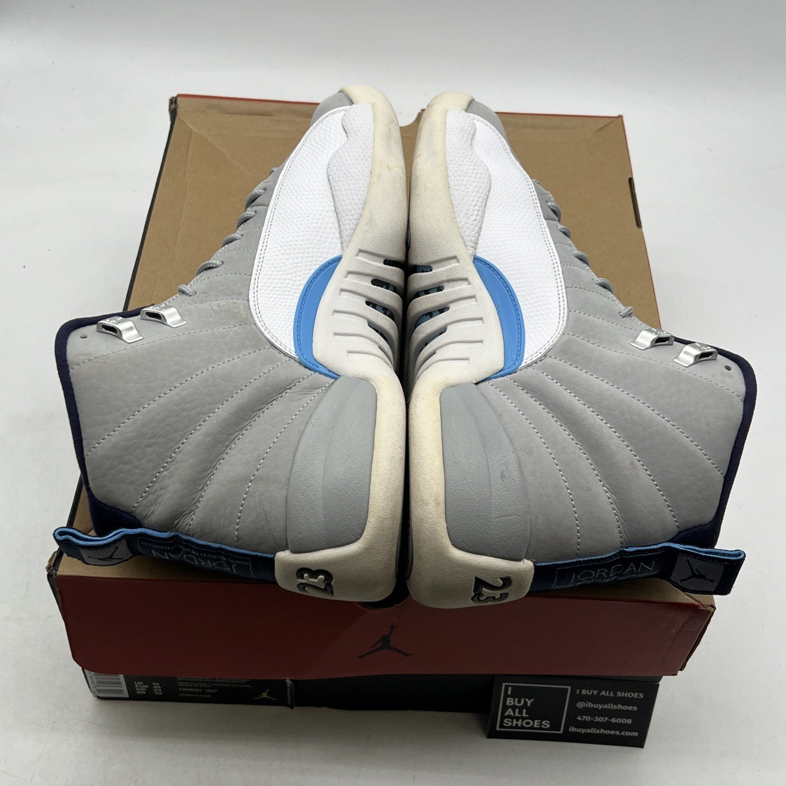 Size 11 - Air Jordan 12 Retro Grey University Blue (130690-007)
