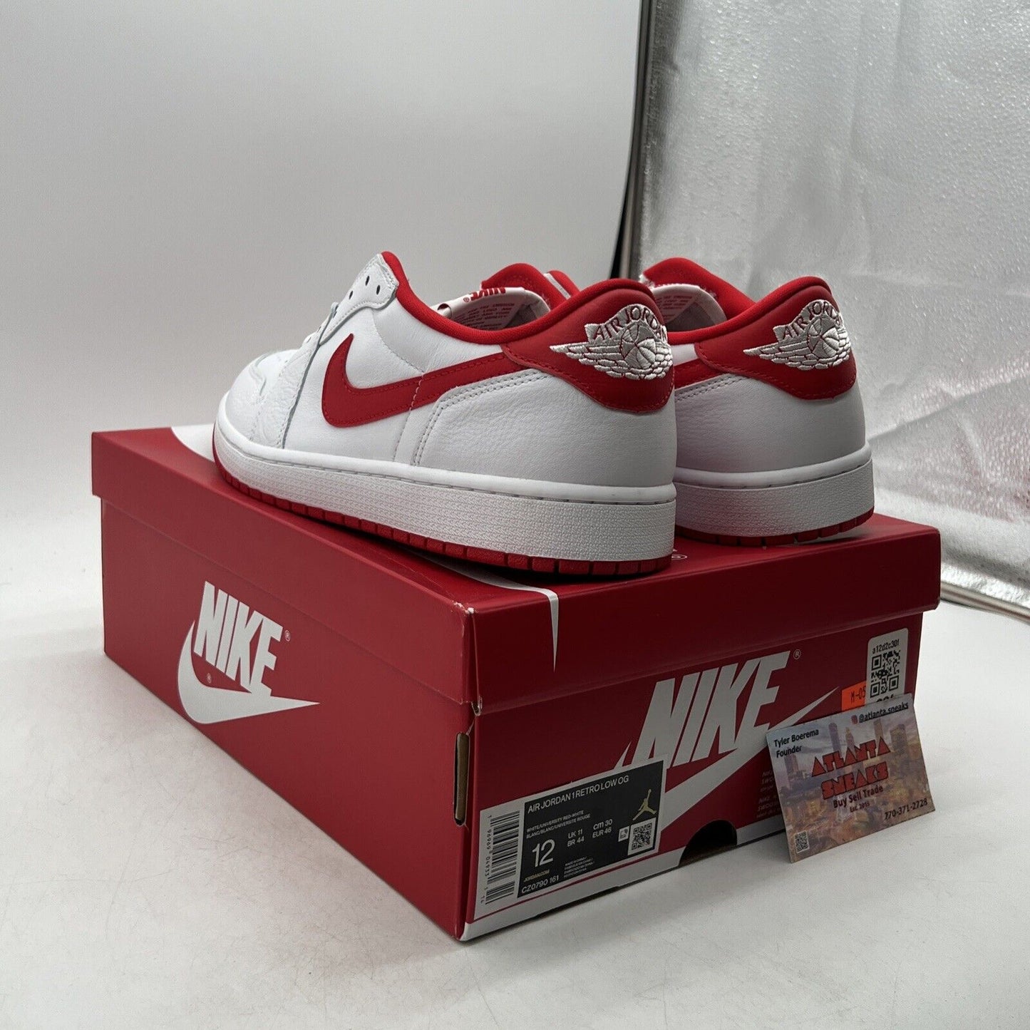 Size 12 - Air Jordan 1 Retro OG Low University Red