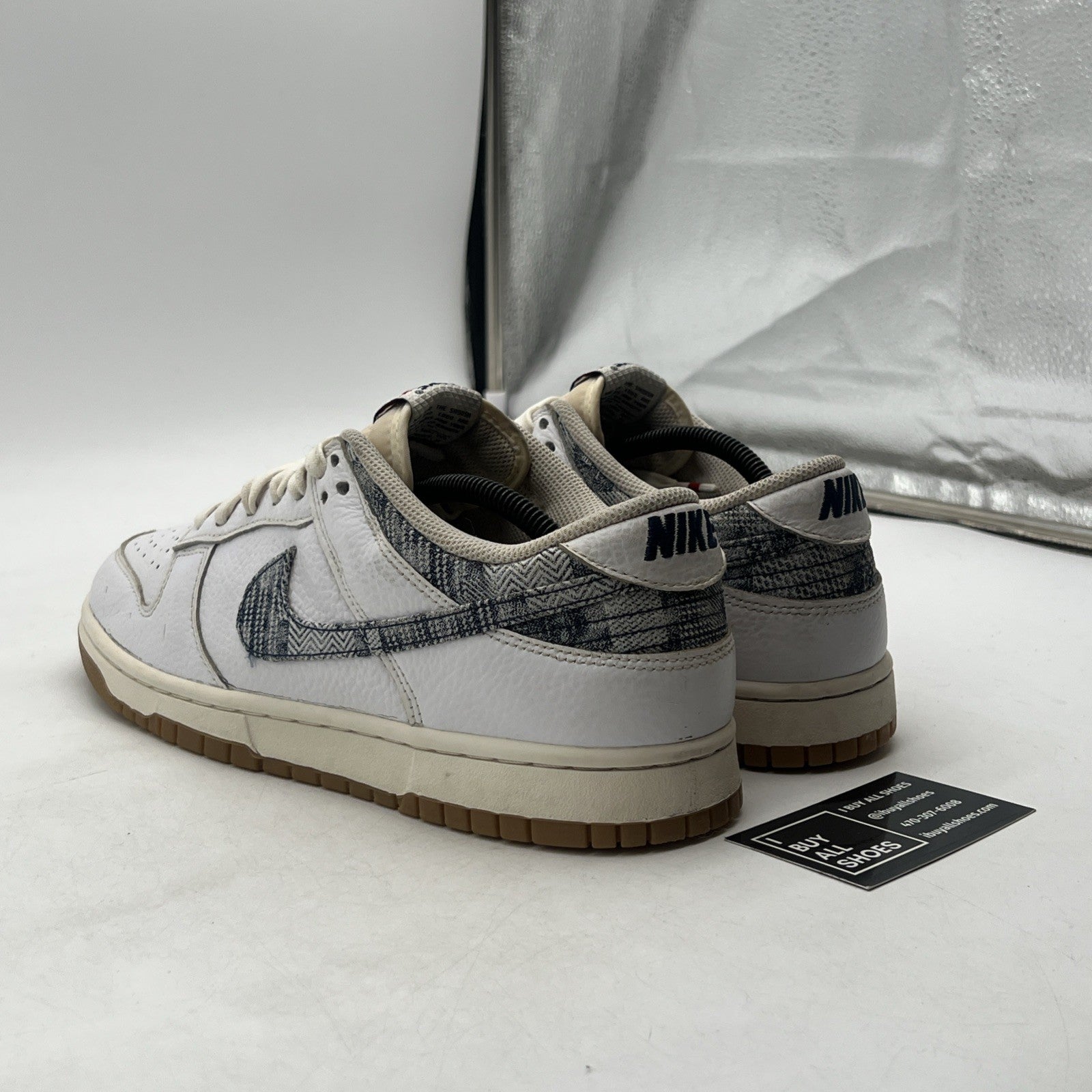 Size 11 - Nike Dunk Low Washed Denim (FN6881-100)