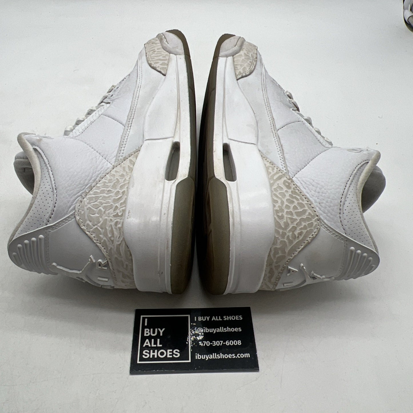 Size 9 - Air Jordan 3 Retro Triple White (136064-111)