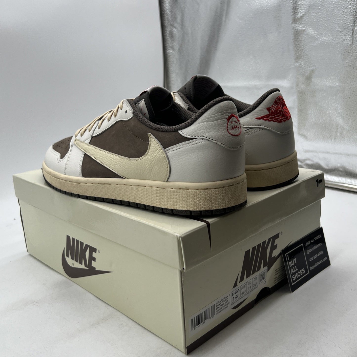 Size 14 - Air Jordan 1 Low OG x Travis Scott Reverse Mocha (DM7766-162)