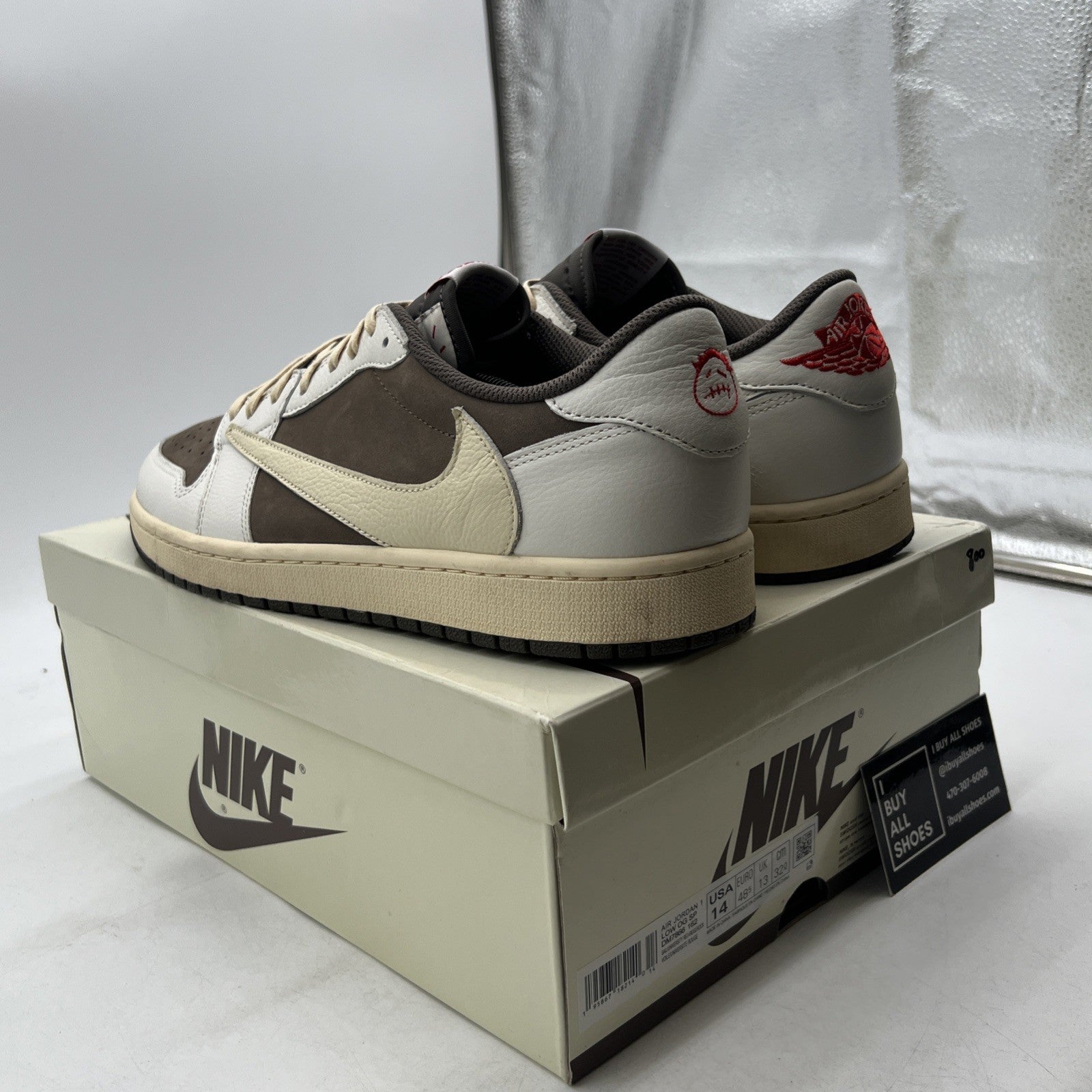 Size 14 - Air Jordan 1 Low OG x Travis Scott Reverse Mocha (DM7766-162)