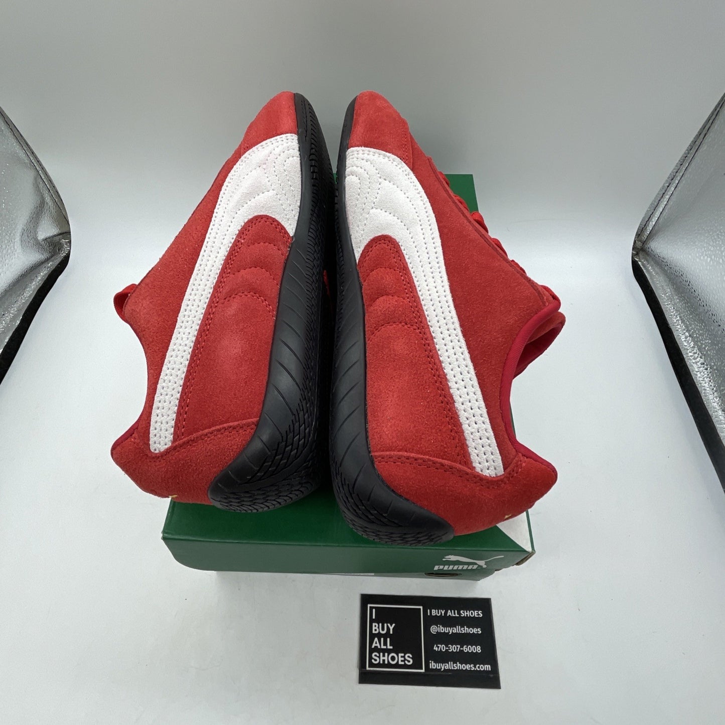 Size 8 - PUMA Speedcat OG Red White Black Suede (398846-02)