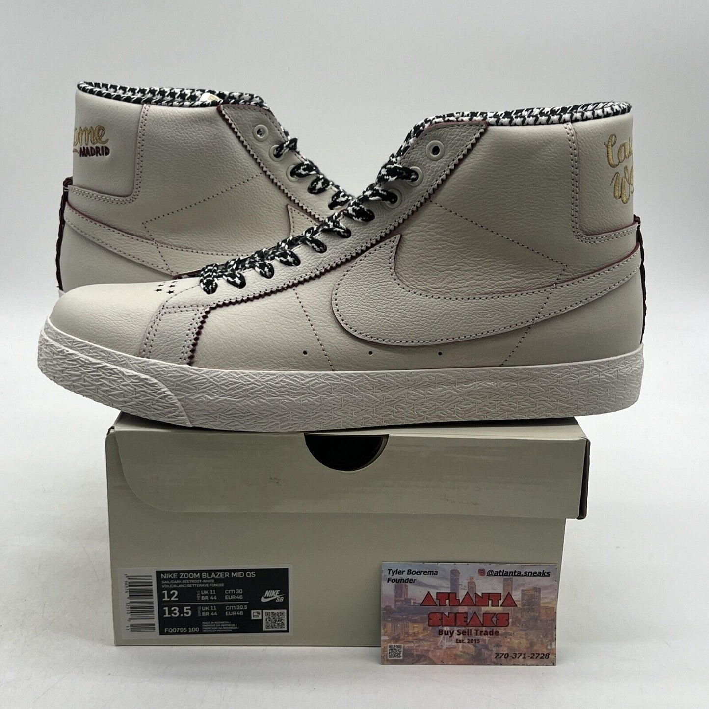 Size 12 - Nike Welcome Skateboarding x Zoom Blazer SB Mid Casa Welcome Madrid