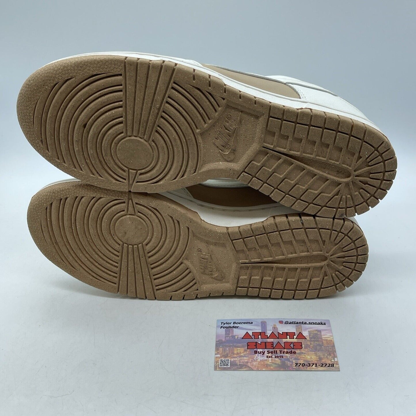 Size 9W - Nike Dunk Next Nature Low Hemp  Brown White Leather (DD1873-200)