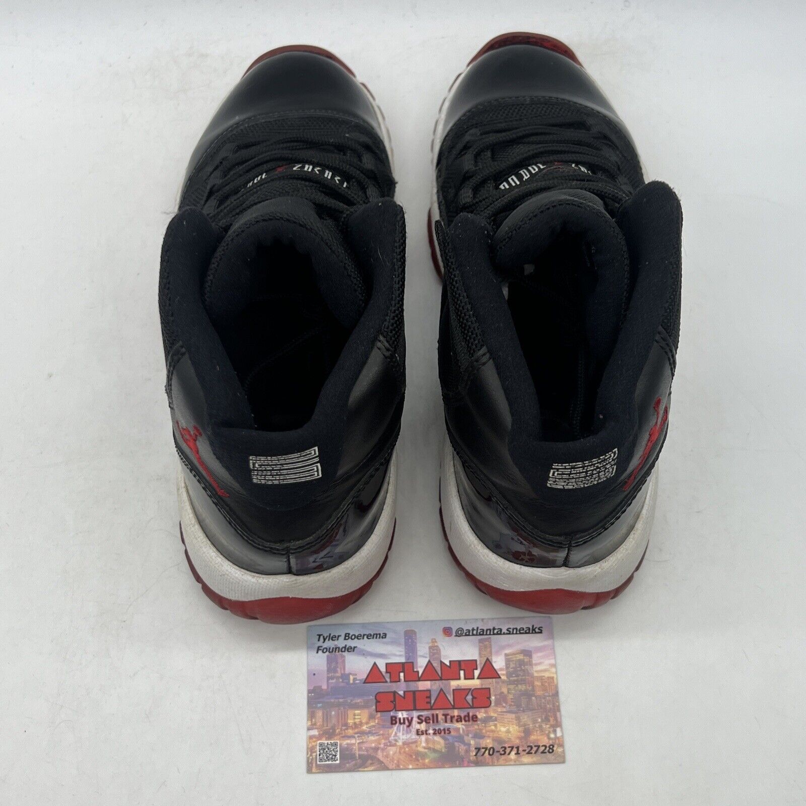 Size 4Y - Jordan 11 Retro Bred 2012 White Red Black (378038-010)