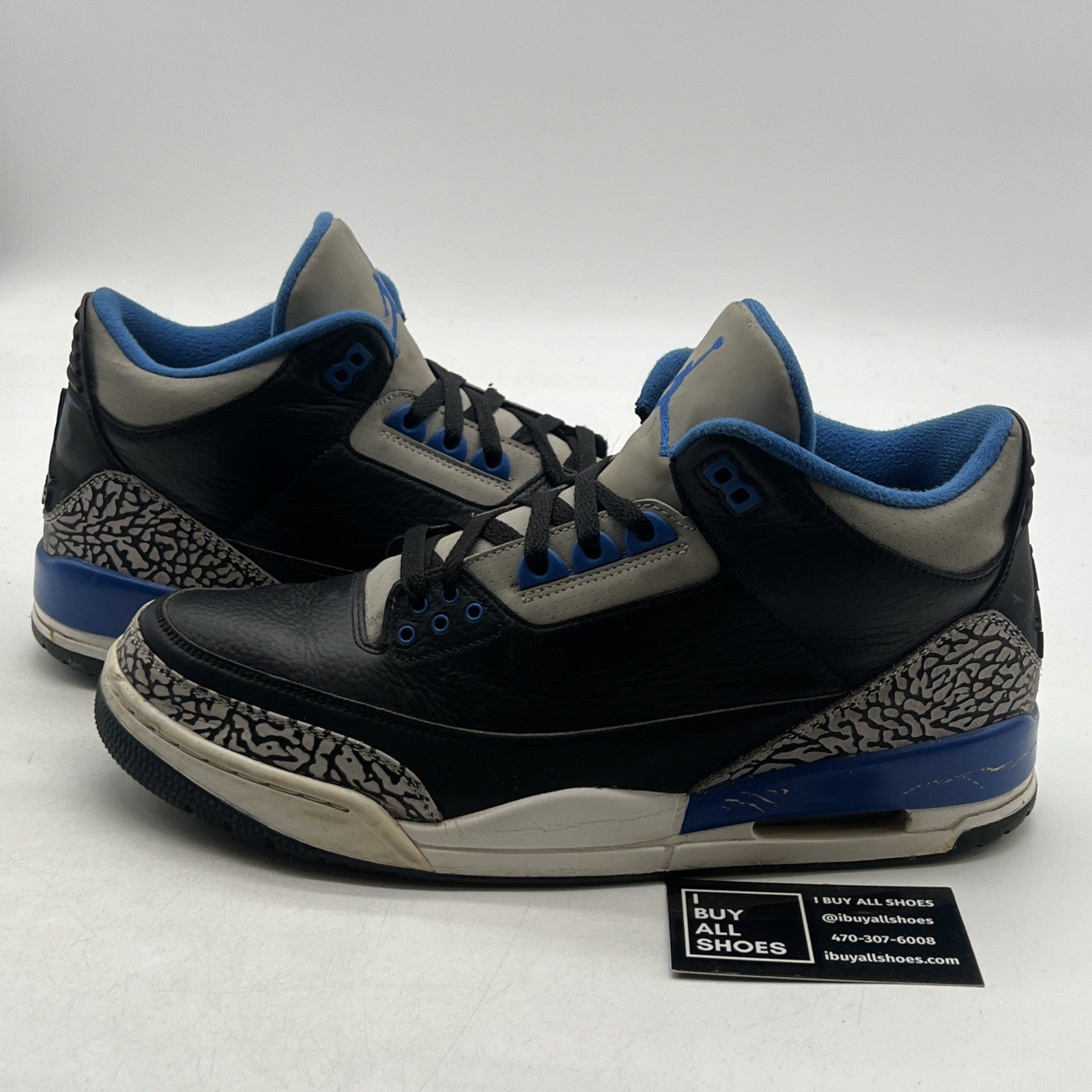 Size 12 - Air Jordan 3 Retro Sport Blue (136064-007)