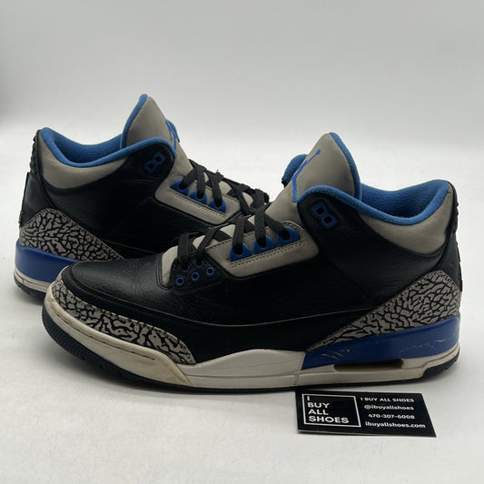 Size 12 - Air Jordan 3 Retro Sport Blue (136064-007)