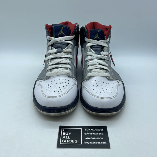 Size 8.5 - Air Jordan 1 Retro Olympic White Silver (136085-161)