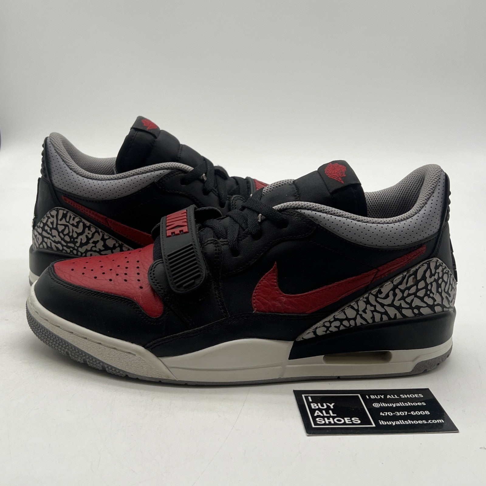 Size 10.5 - Jordan Legacy 312 Low Bred Cement (CD7069-006)