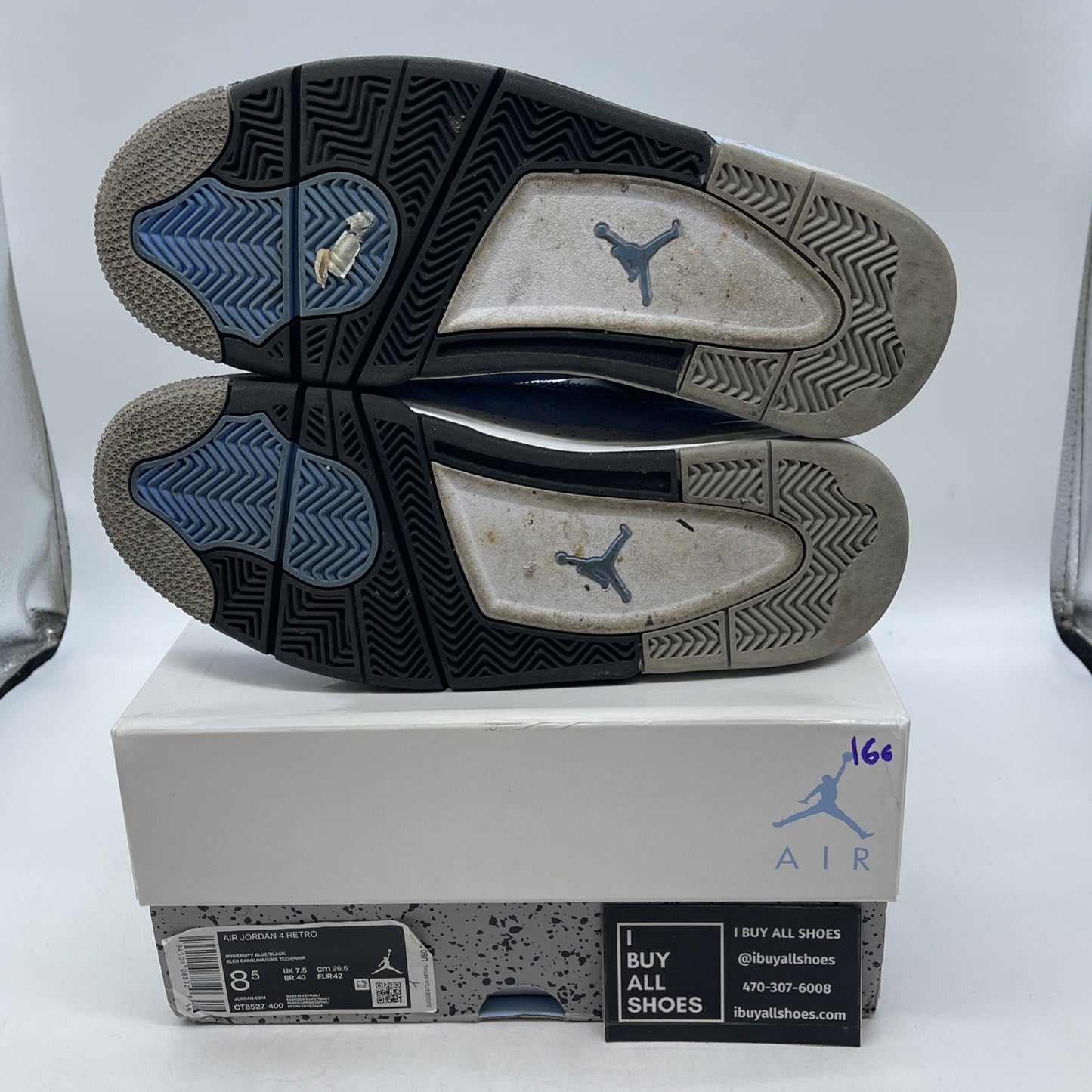Size 8.5 - Air Jordan 4 Retro Mid University Blue (CT8527-400)