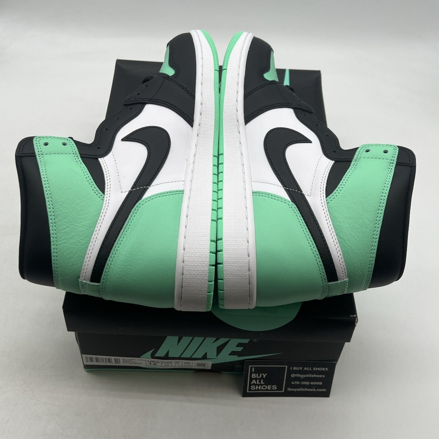 Size 12 - Air Jordan 1 Retro OG High Green Glow (DZ5485-130)