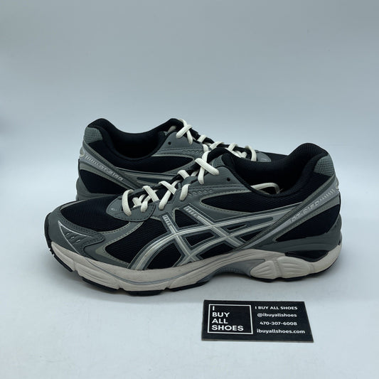 Size 9 - Asics GT-2160 Black / Seal Grey White Suede Leather (F961123)