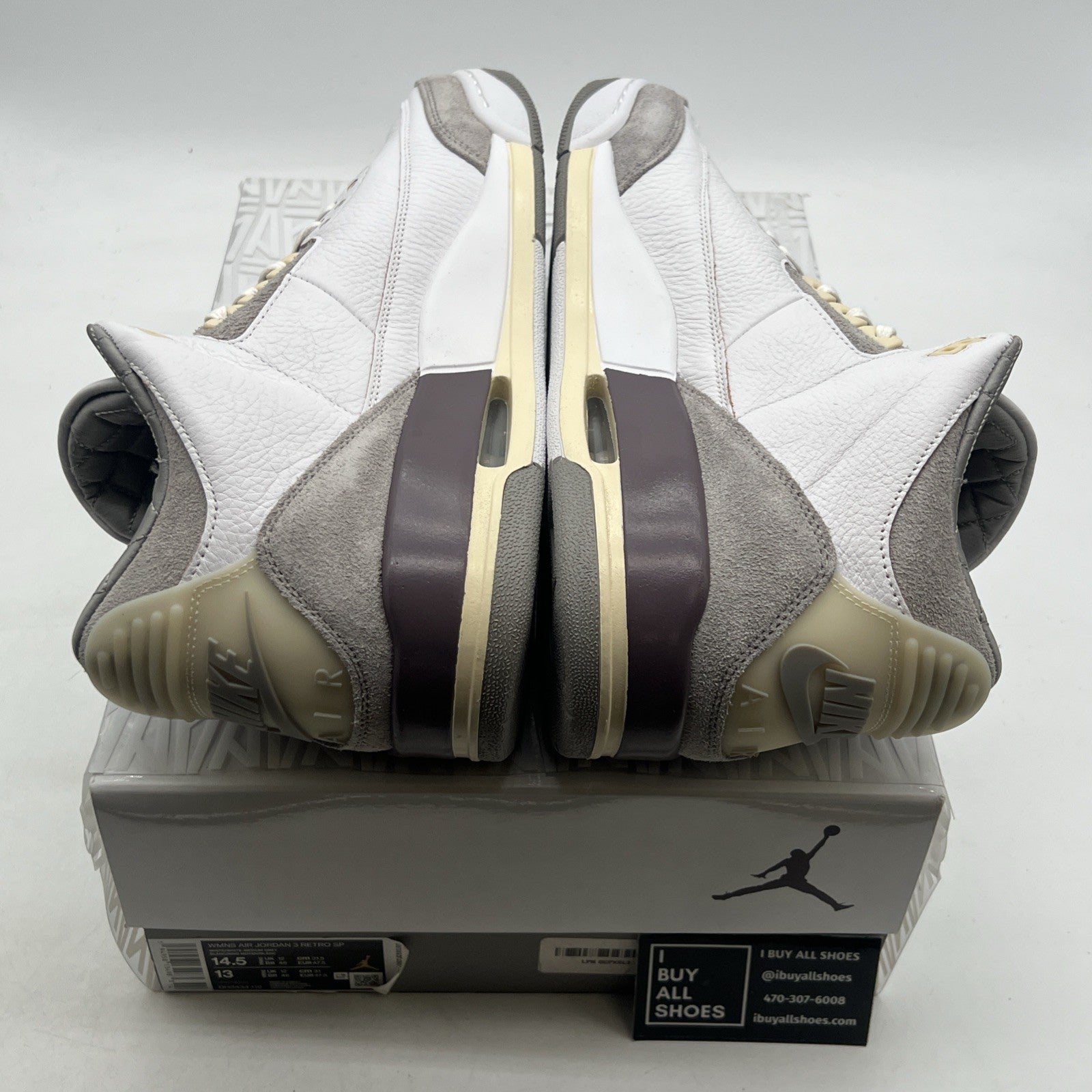 Size 14.5 - Jordan 3 Retro SP x A Ma Maniere Low Raised By Women W (DH3434-110)