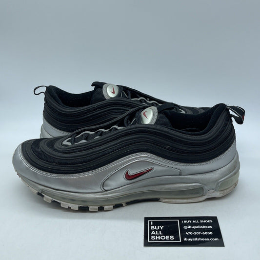 Size 12 - Nike Air Max 97 QS B-Sides Metallic Silver Black Red (AT5458-001)