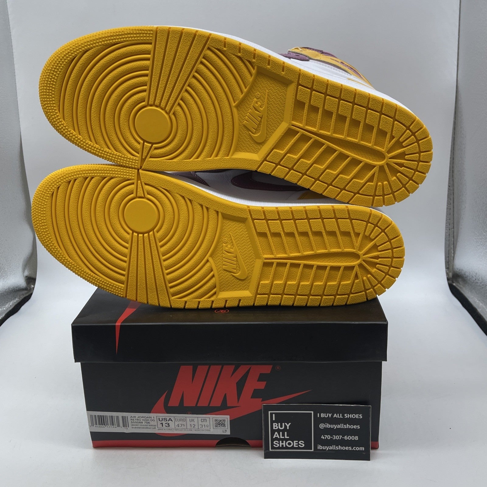 Size 13 - Air Jordan 1 Retro High OG Brotherhood 2022 (555088-706)