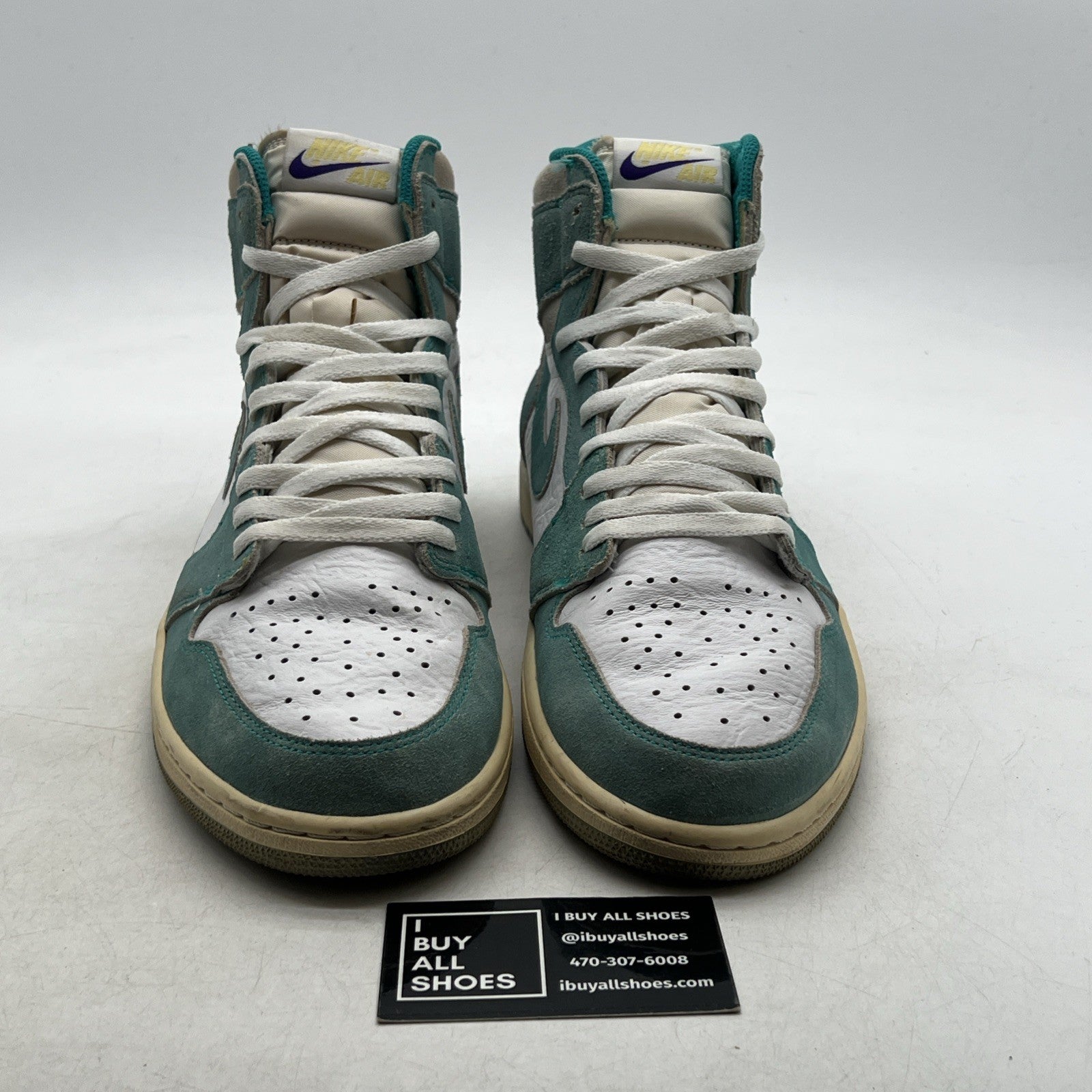 Size 13 - Air Jordan 1 Retro OG High Turbo Green (555088-311)