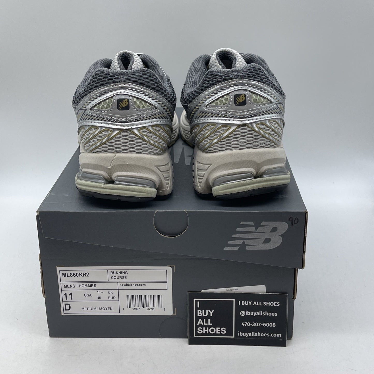 Size 11 - New Balance 860v2 Rain Cloud Magnet (ML860KR2)