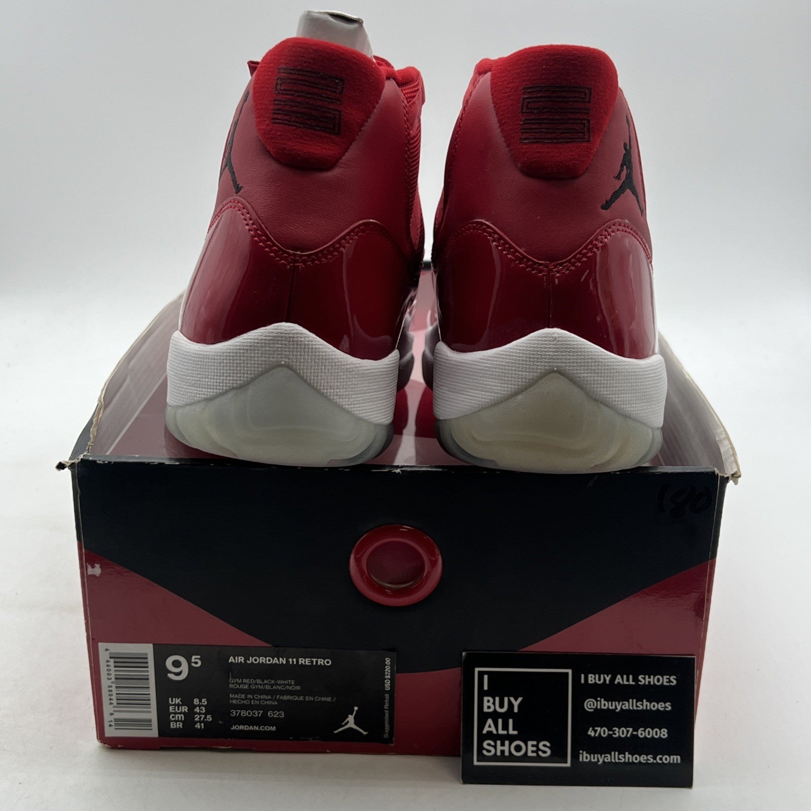 Size 9.5 - Air Jordan 11 Retro High Win Like '96 (378037-623)