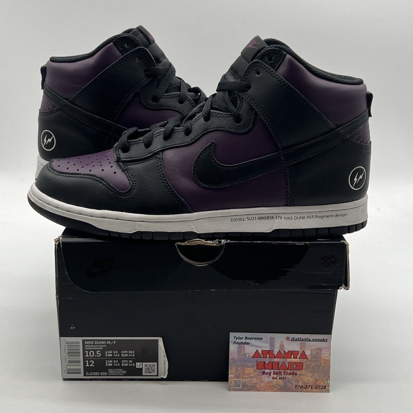 Size 10.5 - Nike Fragment Design x Dunk High Beijing (DJ0382-600)