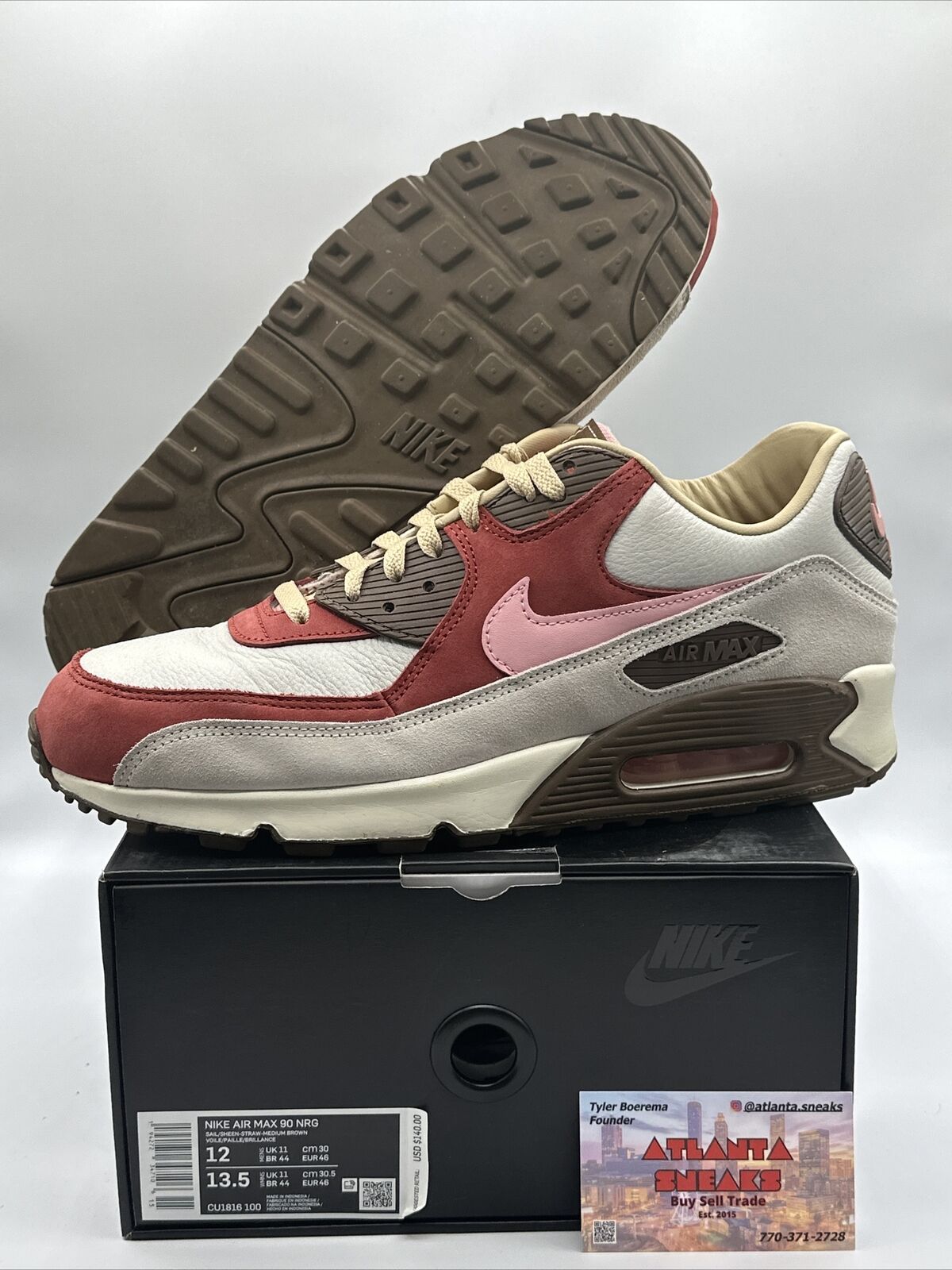 Size 12 - Nike Air Max 90 NRG Bacon 2021