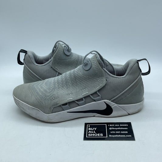 Size 8 - Nike Kobe A.D. NXT Wolf Grey Black Red White Suede (882049-002)