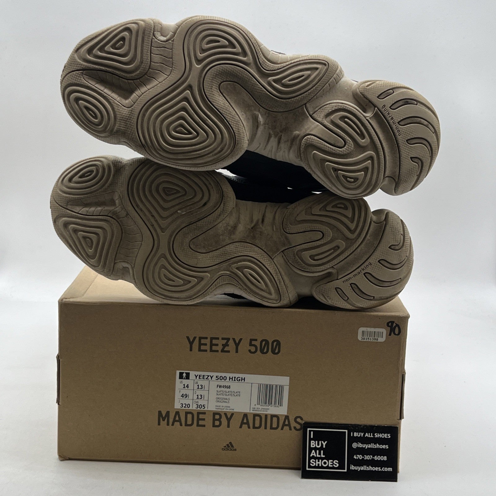 Size 14 - Adidas Yeezy 500 High Slate (FW4968)